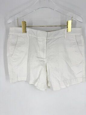 J. Crew Chino Shorts White